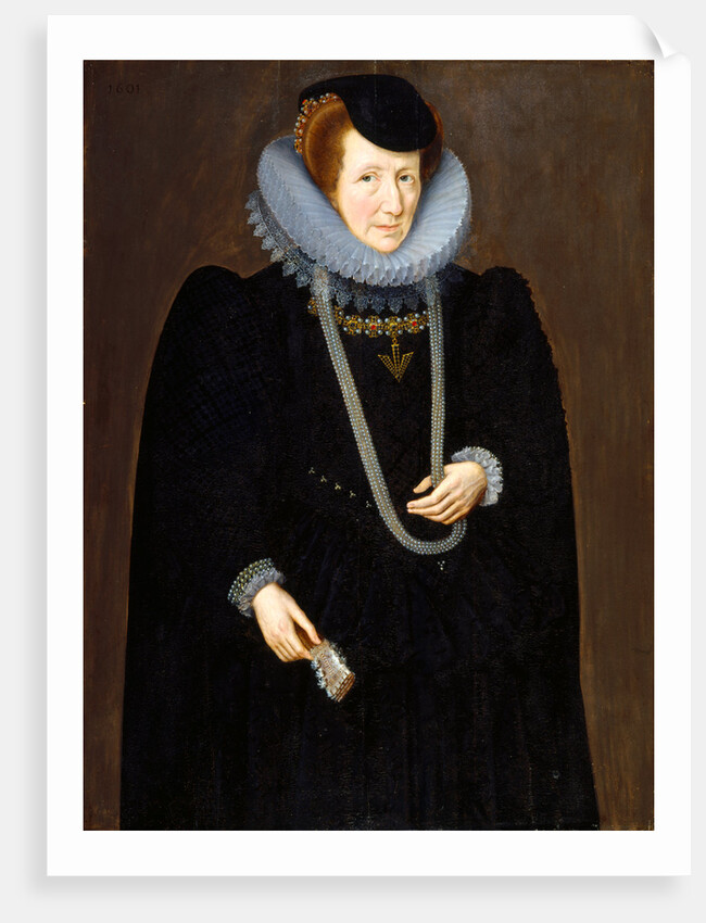 Portrait of a Woman, probably Mary, Lady Scudamore by Marcus Gheeraerts the Younger