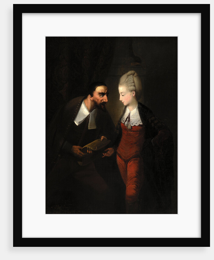 Portia and Shylock, from Shakespeare's The Merchant of Venice, IV, i by Edward Alcock