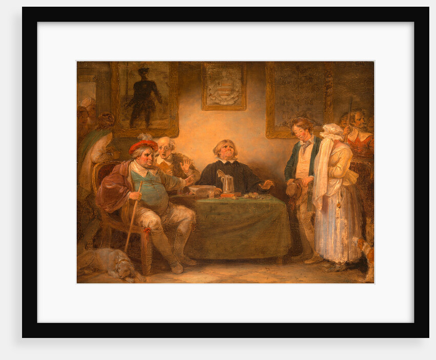 The Seven Ages of Man: The Justice, 'As You Like It,' II, vii by Robert Smirke