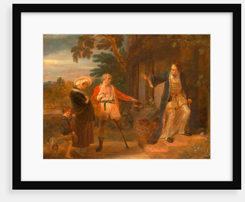 The Seven Ages of Man: The Pantaloon, 'As You Like It,' II, vii by Robert Smirke