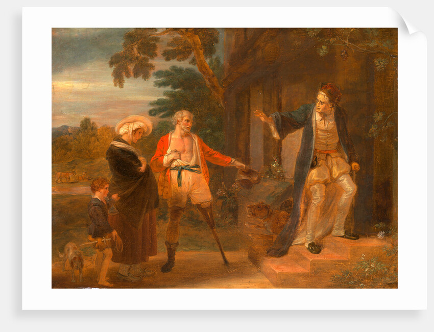 The Seven Ages of Man: The Pantaloon, 'As You Like It,' II, vii by Robert Smirke