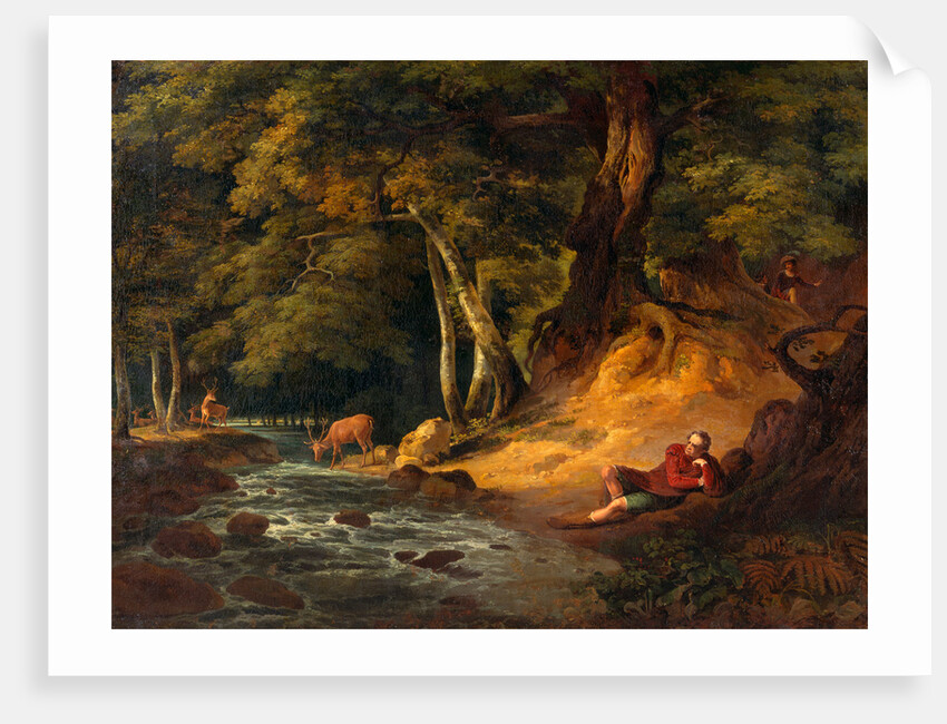 Jacques and the Wounded Stag by William Hodges