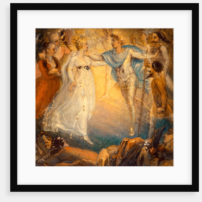 Oberon and Titania from A Midsummer Night's Dream by Thomas Stothard