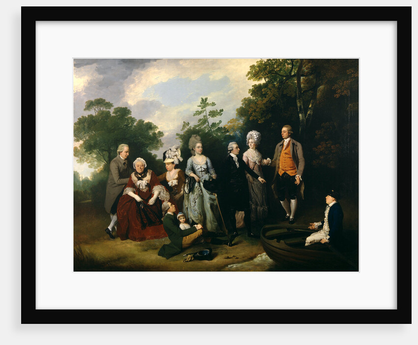 The Oliver and Ward Families by Francis Wheatley