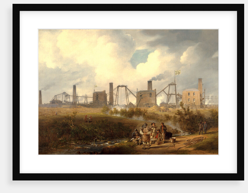 A View of Murton Colliery near Seaham, County Durham by John Wilson Carmichael
