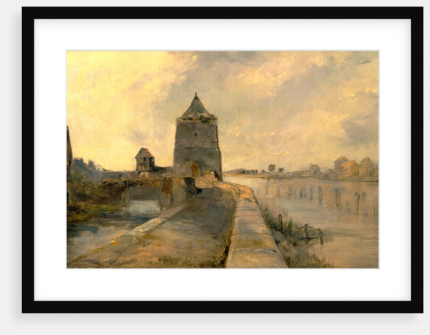 The Rhine at Constance (Konstanz-am-Rhein) Germany by Rev. Edward Thomas Daniell
