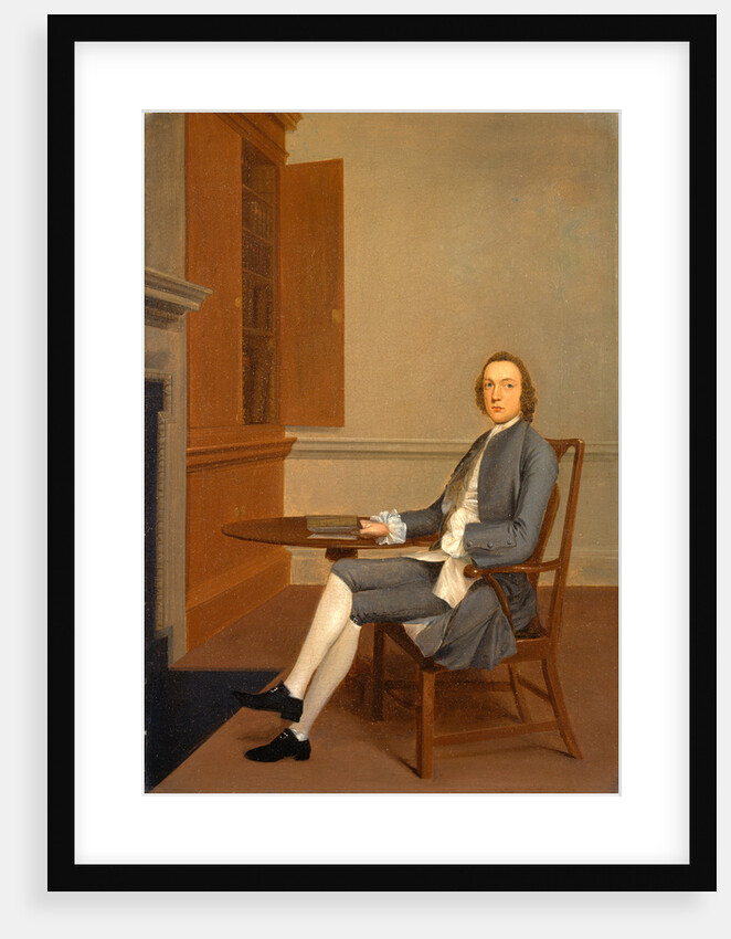 An Unknown Man Seated at a Table by Arthur Devis