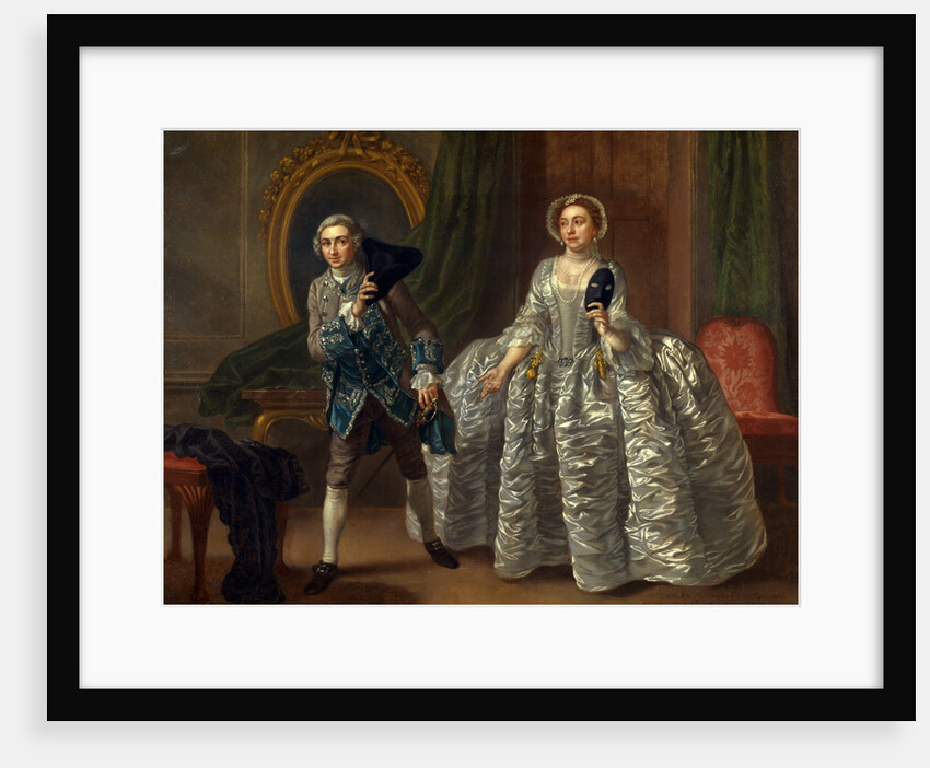 David Garrick and Mrs. Pritchard in Benjamin Hoadley's The Suspicious Husband by Francis Hayman