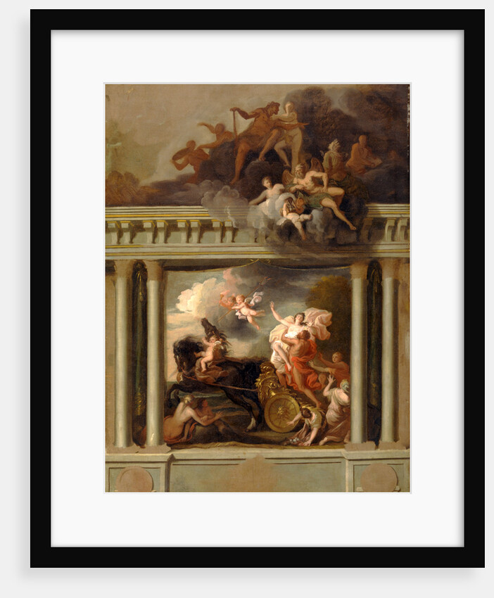 The Rape of Proserpine, design for the staircase of Devonshire House, London by Louis Laguerre