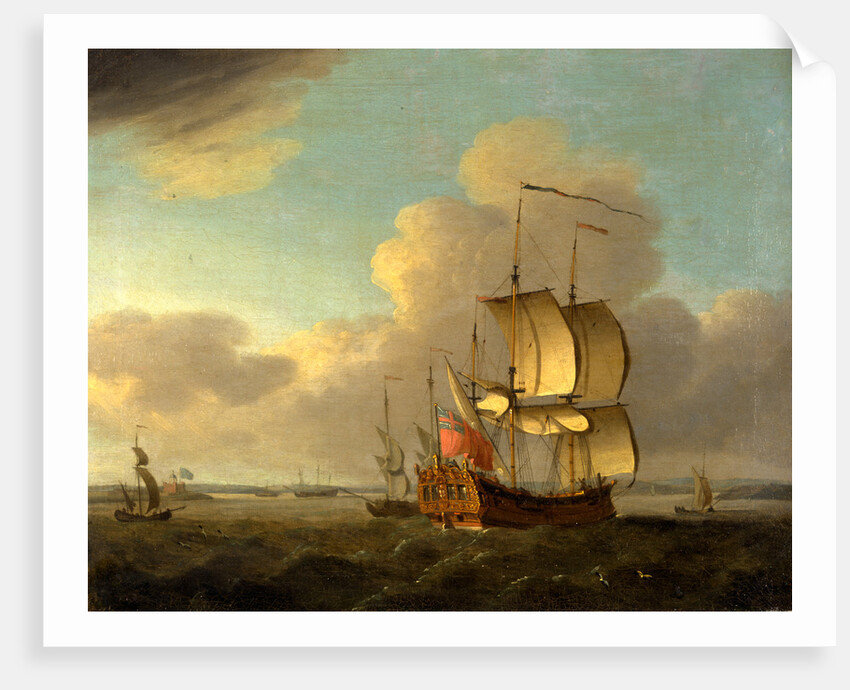 Shipping in the Thames Estuary, Thomas Mellish, ca.1748-1782 by Thomas Mellish