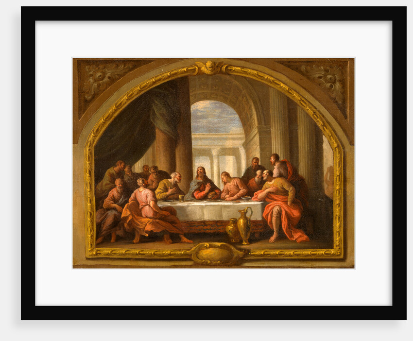 Sketch for 'The Last Supper,' St. Mary's, Weymouth by Sir James Thornhill