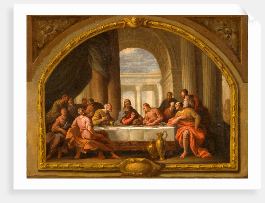 Sketch for 'The Last Supper,' St. Mary's, Weymouth by Sir James Thornhill