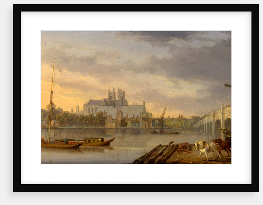A View of Westminster Bridge and the Abbey from the South Side, London by William Anderson