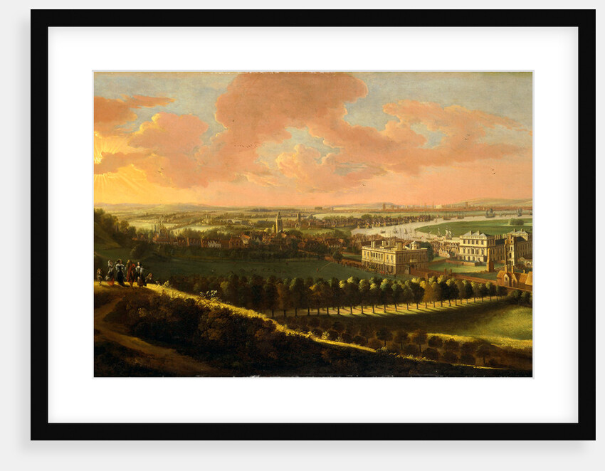 Greenwich, with London in the distance View of London from Greenwich Hill by Anonymous