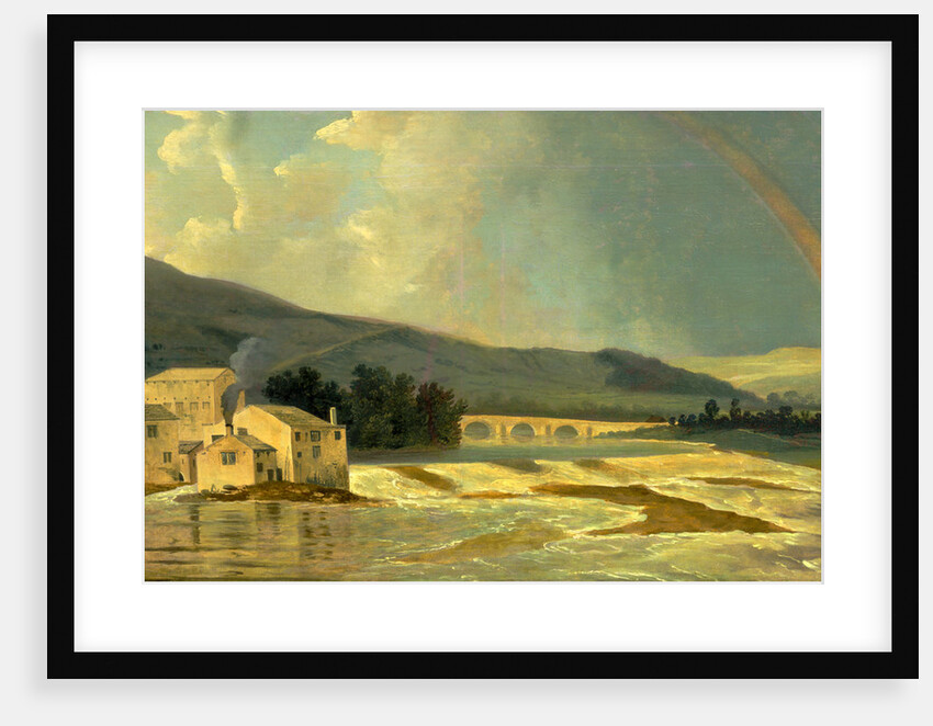 Otley Bridge on the River Wharfe by William Hodges