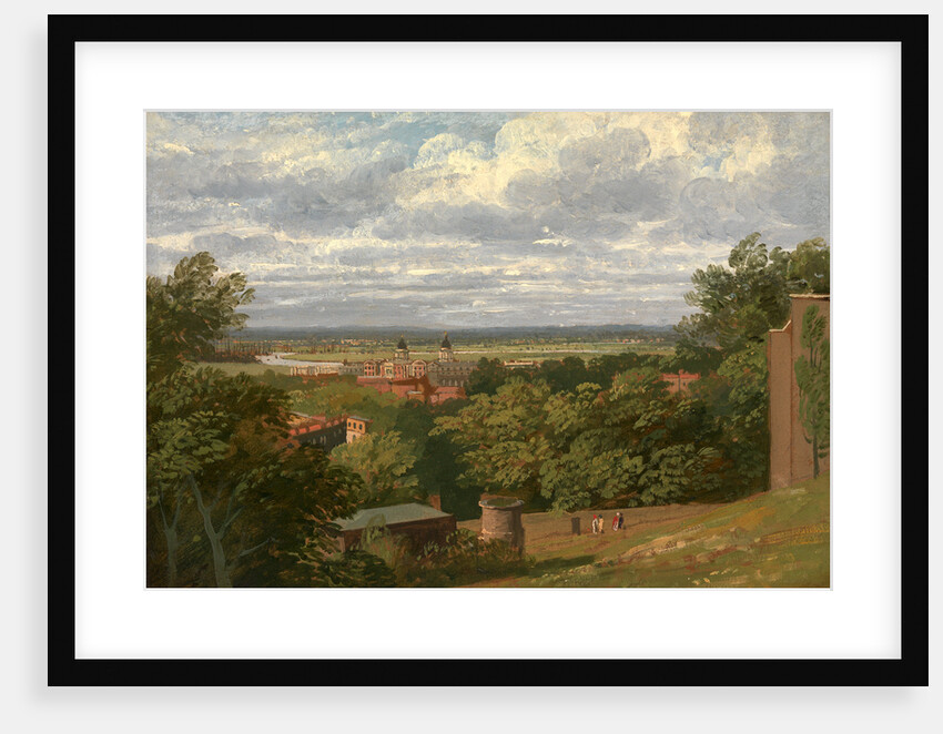 Greenwich Hospital from the Observatory with a Distant View of London by Thomas Hofland
