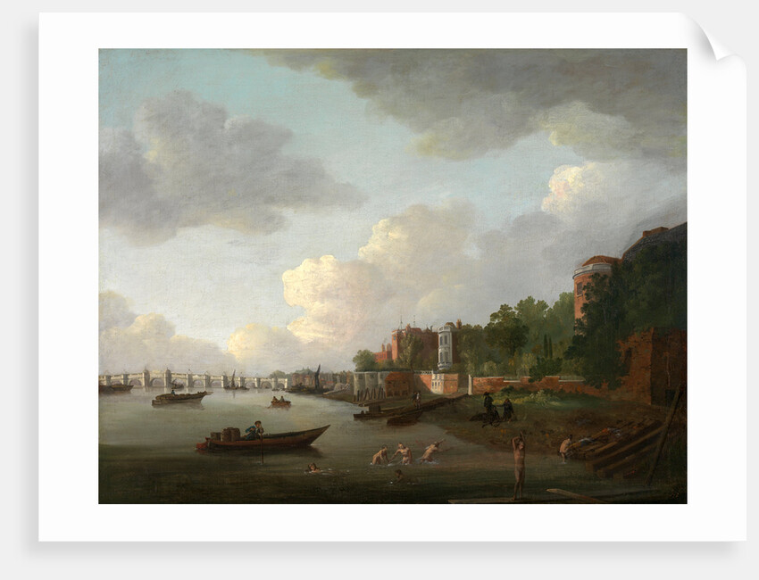 An Imaginary View of Westminster Bridge, London, Adrien Leprieur by Adrien Leprieur