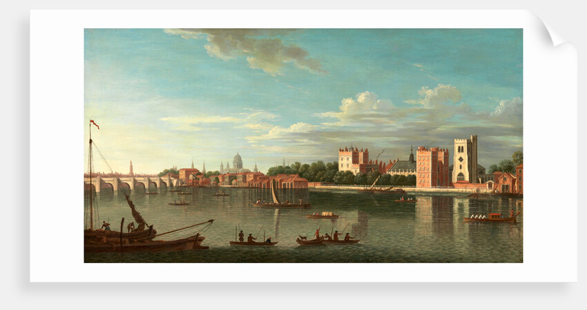 Thames at Lambeth Palace, London by Anonymous