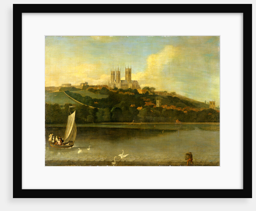 A View of the Cathedral and City of Lincoln from the River, Joseph Baker of Lincoln by Of Lincoln