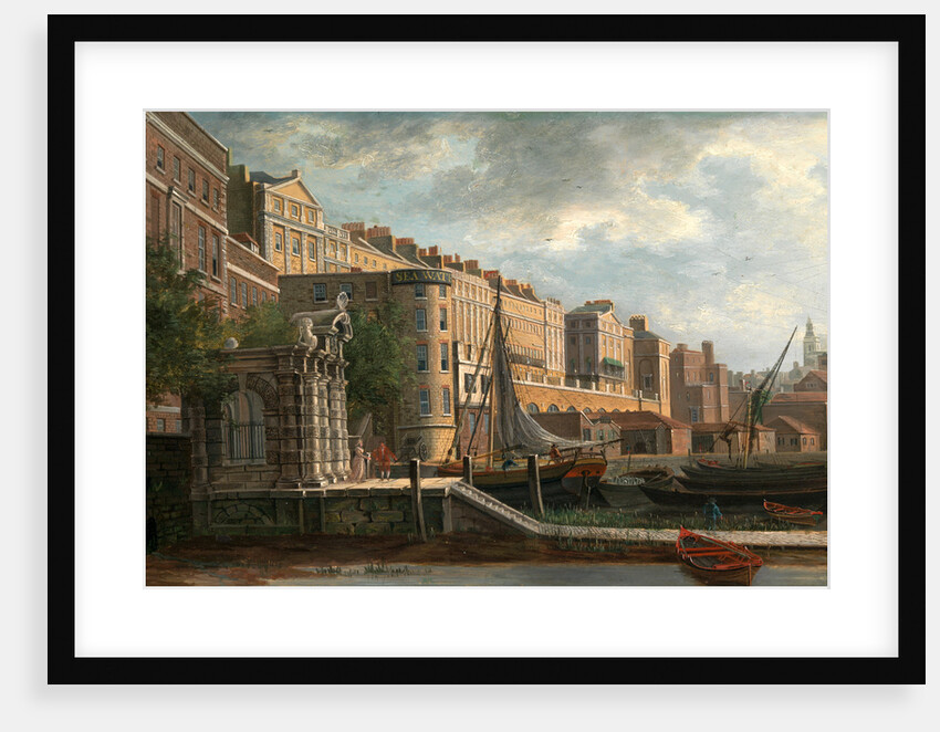York Water-Gate and the Adelphi, Daniel Turner by Daniel Turner