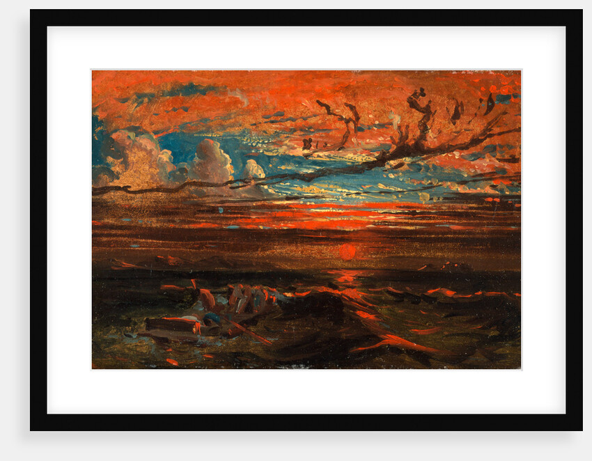 Sunset at Sea after a Storm by Francis Danby