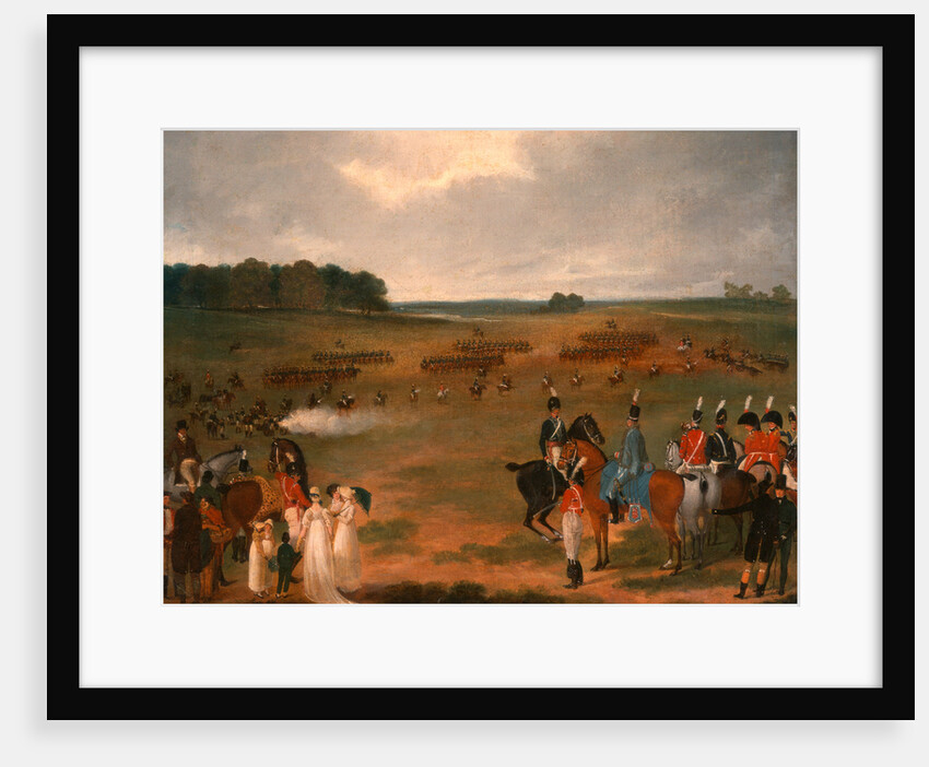 A Review of the London Volunteer Cavalry and Flying Artillery in Hyde Park in 1804 by Anonymous