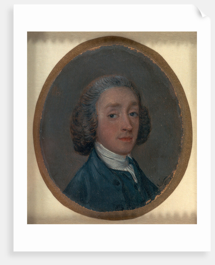 Portrait of a Young Man with Powdered Hair Possibly a self-portrait by Thomas Gainsborough