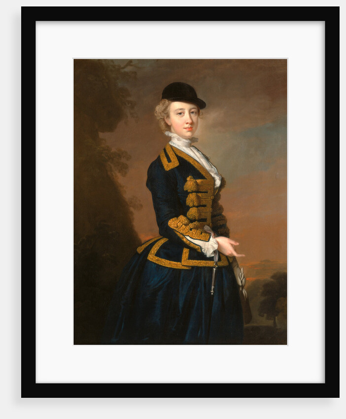 Portrait of a Young Woman of the Fortesque Family of Devon by Thomas Hudson