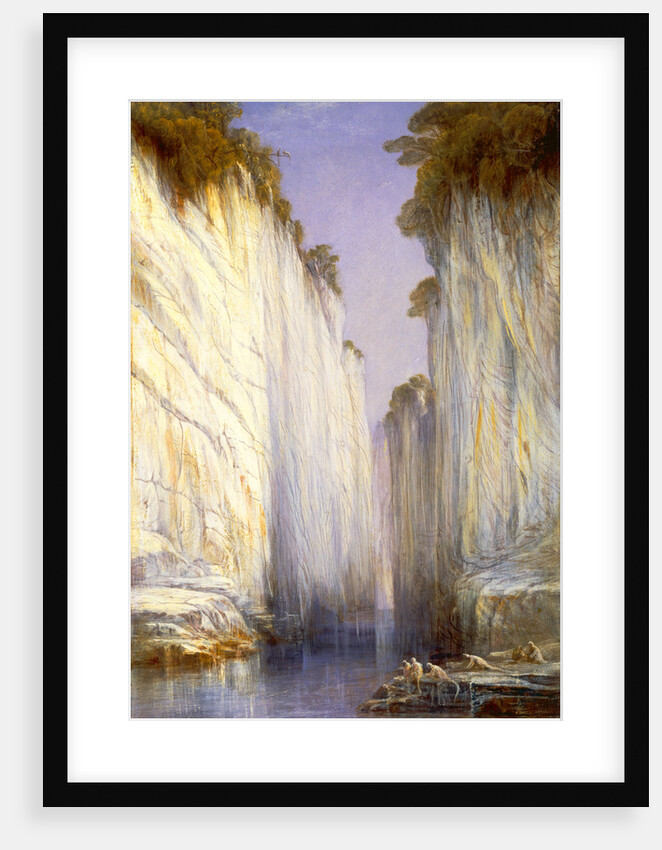 The Marble Rocks - Nerbudda Jubbolpore by Edward Lear
