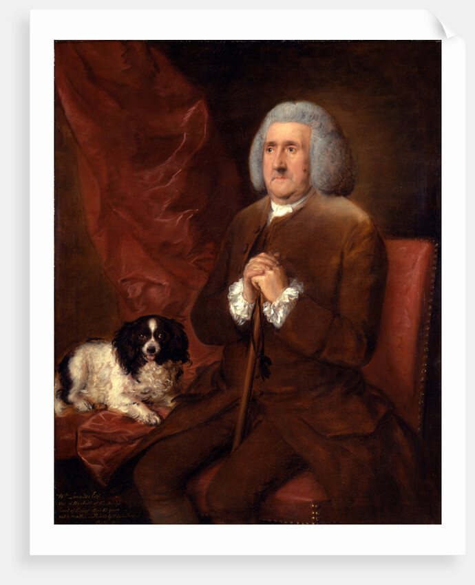 William Lowndes, Auditor of His Majesty's Court of Exchequer William Lowndes Stone by Thomas Gainsborough