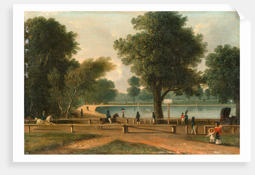 The Serpentine, Hyde Park, London by George Sidney Shepherd