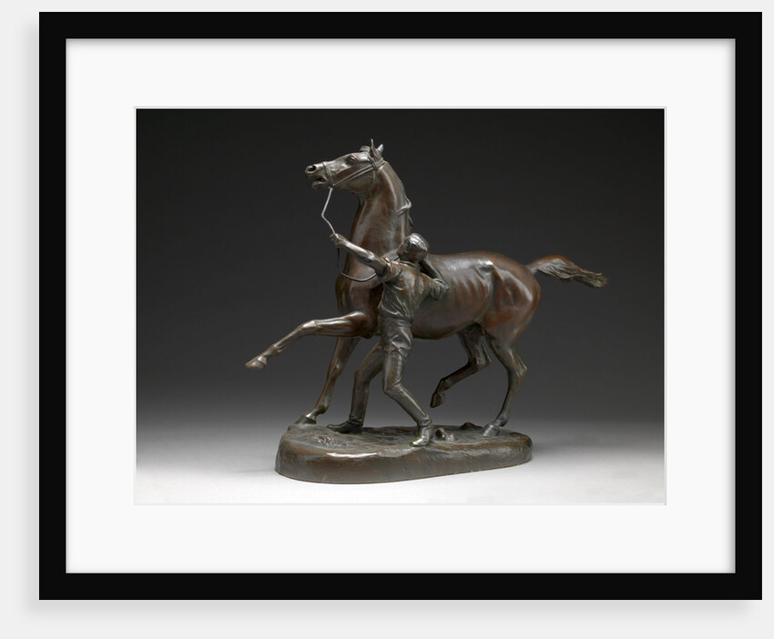 Horse and Stable Lad Stable Lad and Horse by Adrian Jones