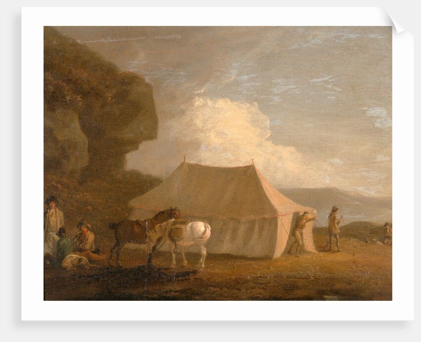 The Shooting Party by Julius Caesar Ibbetson