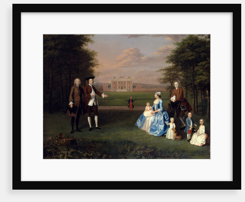 Robert Gwillym of Atherton and His Family Robert and Elizabeth Gwillym and their family, of Atherton Hall, Herefordshire by Arthur Devis