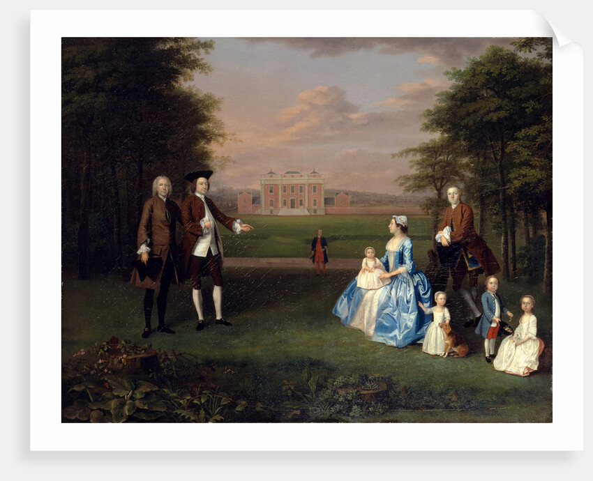Robert Gwillym of Atherton and His Family Robert and Elizabeth Gwillym and their family, of Atherton Hall, Herefordshire by Arthur Devis