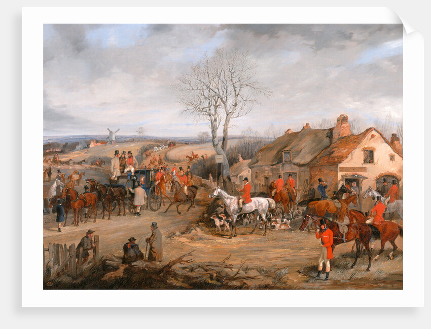 Hunting Scene: The Meet The Belvoir Hunt: The meet by Henry Thomas Alken