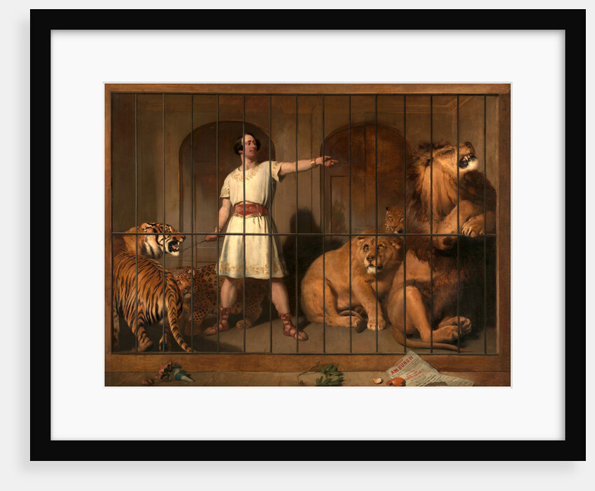 Portrait of Mr. Van Amburgh, As He Appeared with His Animals at the London Theatres Captain van Amsburgh by Sir Edwin Henry Landseer