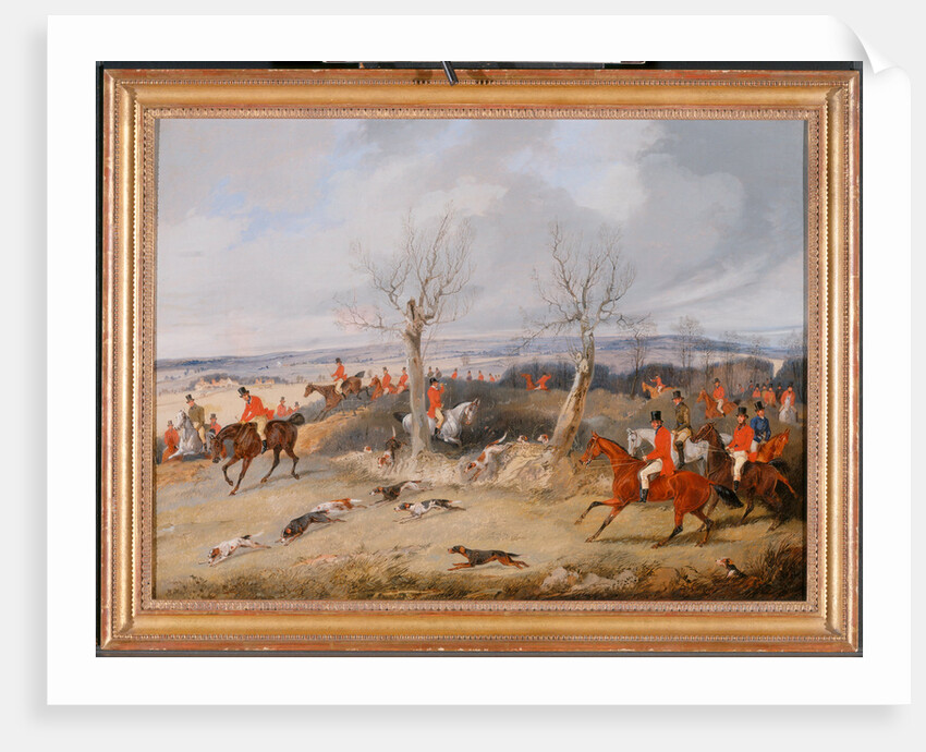 Hunting Scene: In Full Cry The Belvoir Hunt: Full Cry by Henry Thomas Alken