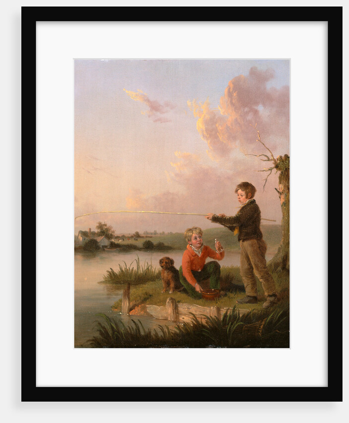 The Young Anglers The Young Fishermen by Edmund Bristow
