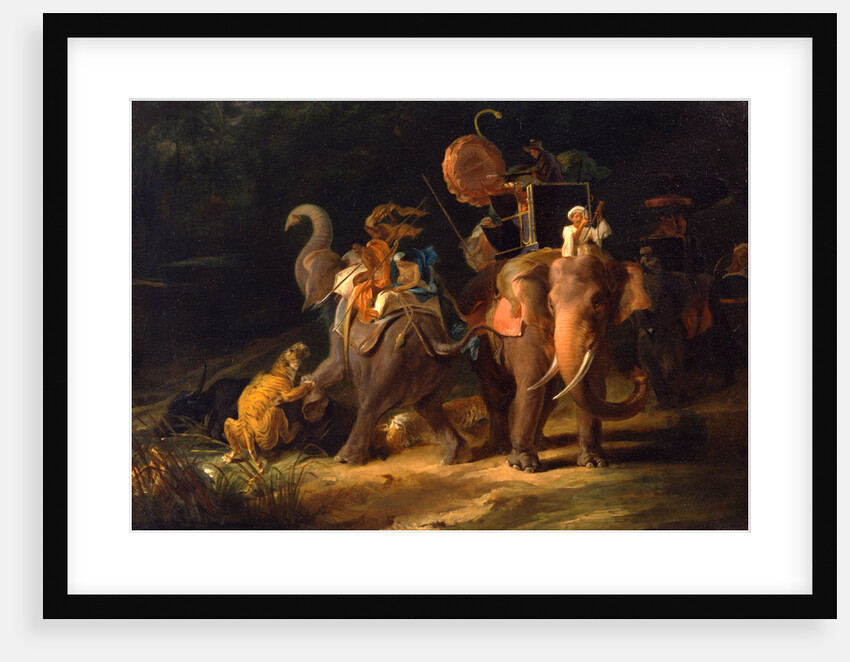 Tiger Hunting in the East Indies by Thomas Daniell