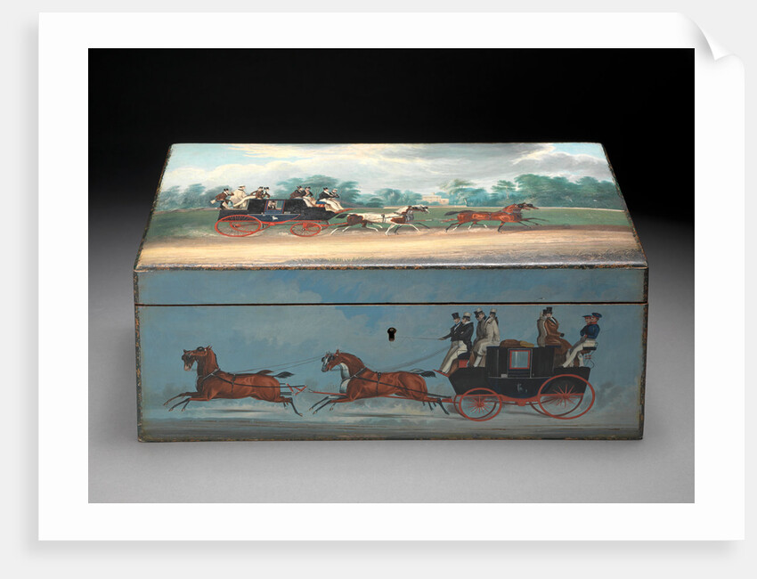 The Taglioni Coach and Other Scenes by Anonymous