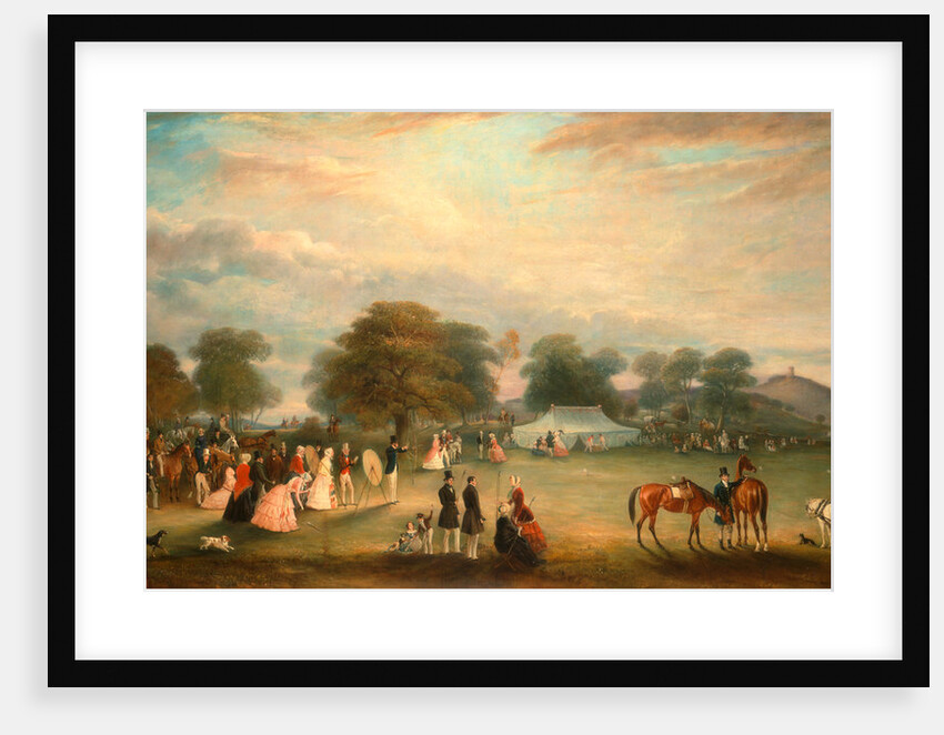 Archery Meeting in Bradgate Park, Leicestershire by John Ferneley