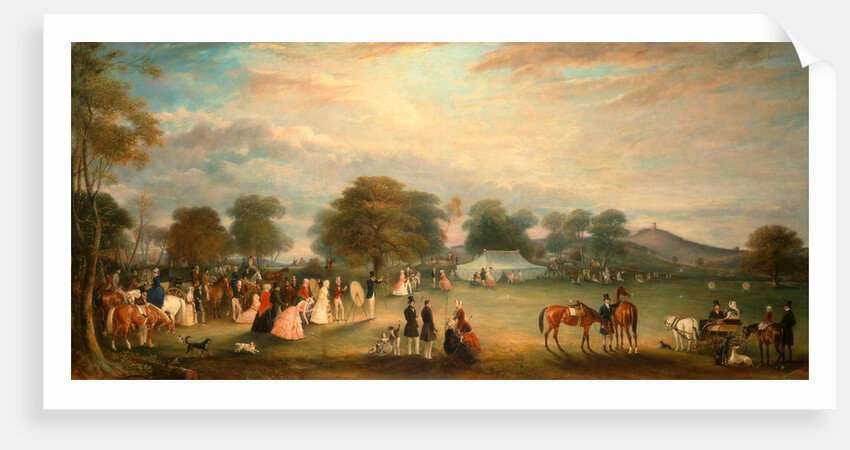 Archery Meeting in Bradgate Park, Leicestershire by John Ferneley