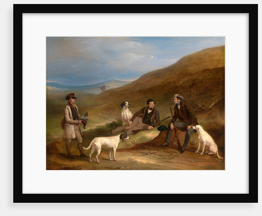 Edward Horner Reynard and his Brother George Grouse-Shooting At Middlesmoor by John Ferneley