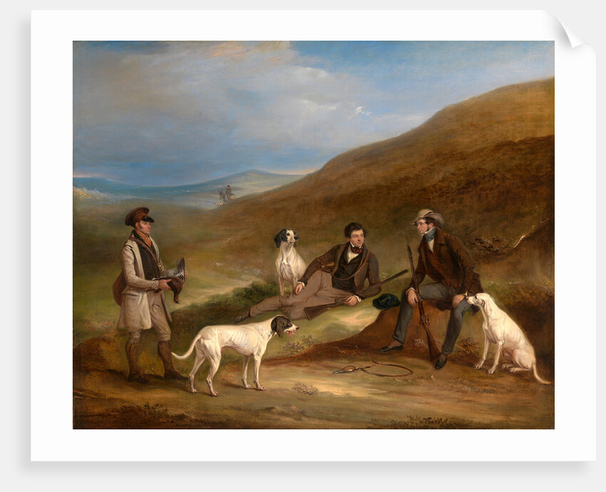 Edward Horner Reynard and his Brother George Grouse-Shooting At Middlesmoor by John Ferneley