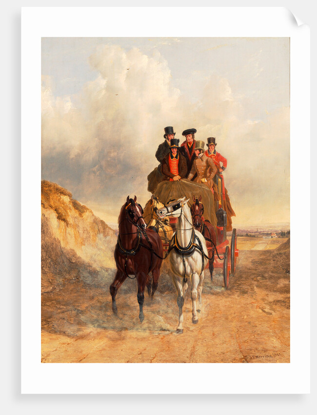 The Royal Mail Coach on the Road by John Frederick Herring
