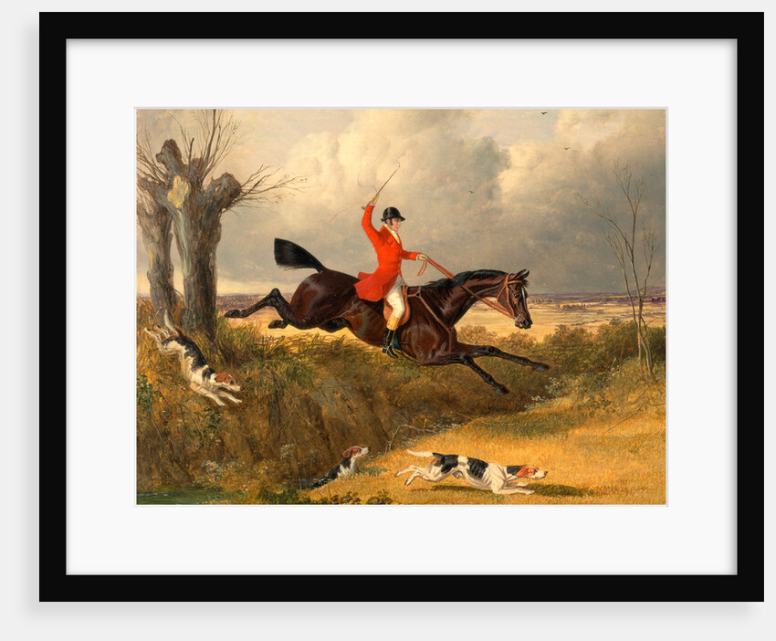 Foxhunting: Clearing a Ditch by John Frederick Herring