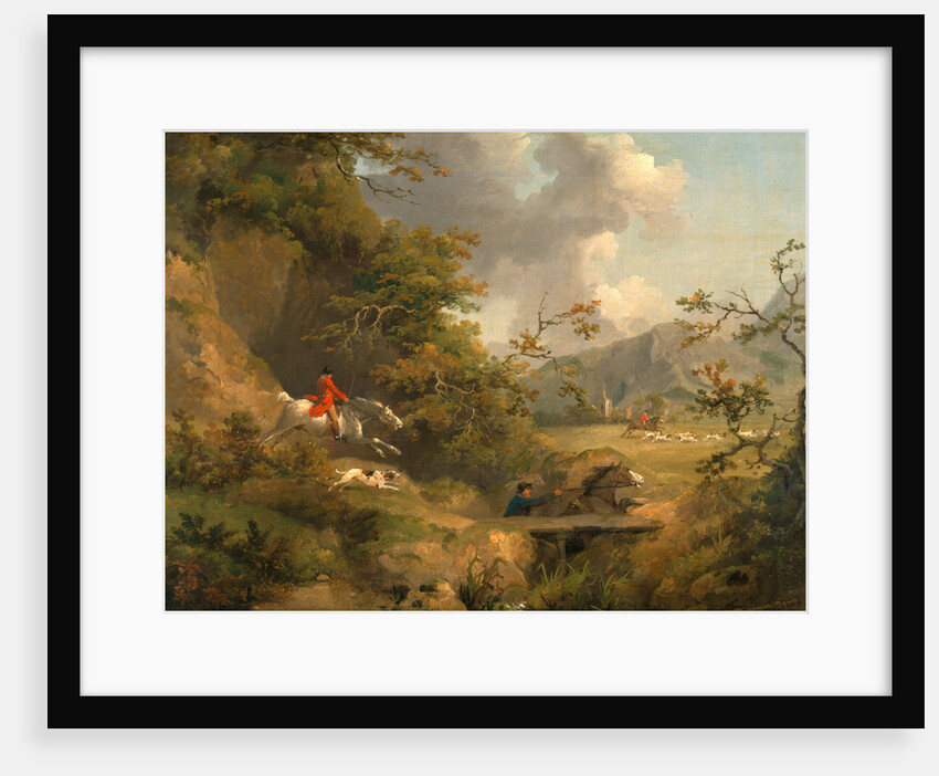 Foxhunting in Hilly Country by George Morland