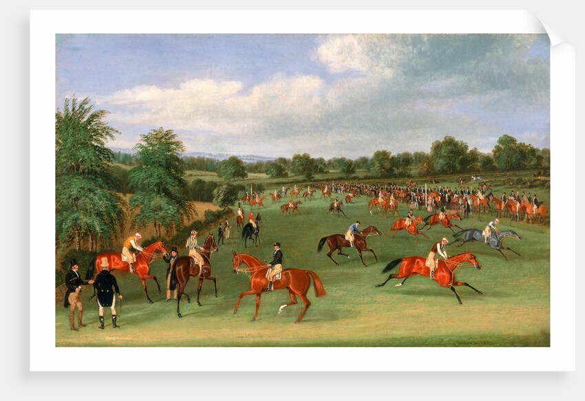 Epsom Races: Preparing to Start by James Pollard