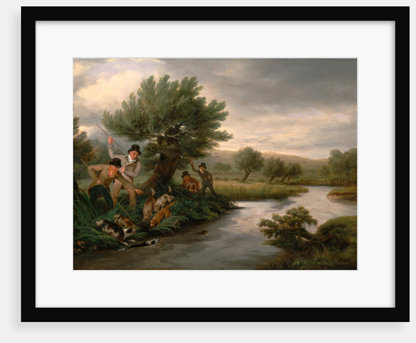 Spearing the Otter by Philip Reinagle